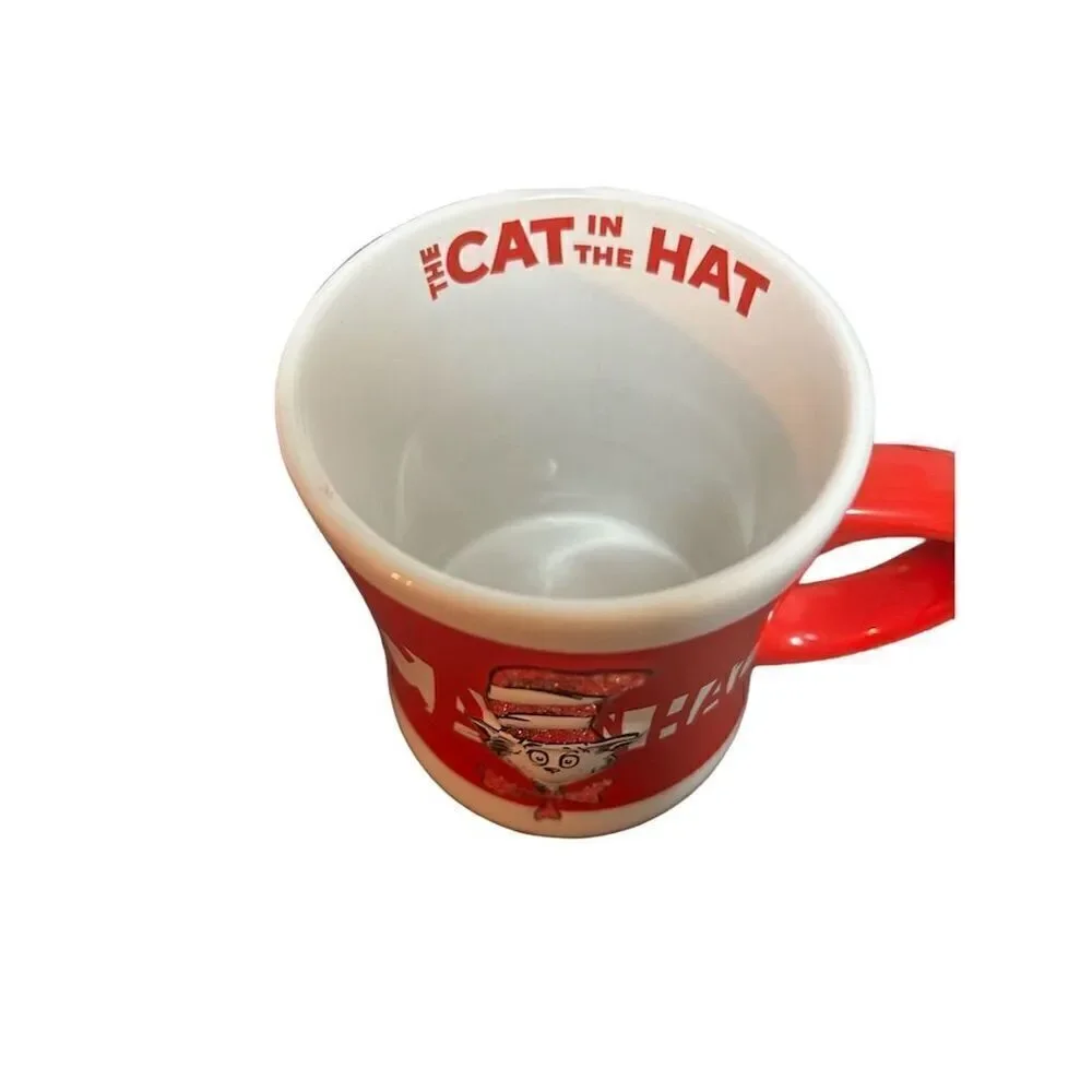 Universal Studios Dr. Seuss The Cat in the Hat 3D Red Mug Ceramic Original